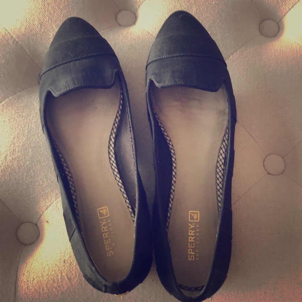 Sperry Top-Sider Black Flats